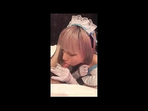 ❤️ Japonè idol [mayuka], kostim sèvant franse, pati 1, pip ak jerk off ak losyon ❤️ Videyo sèks nan nou ❌️
