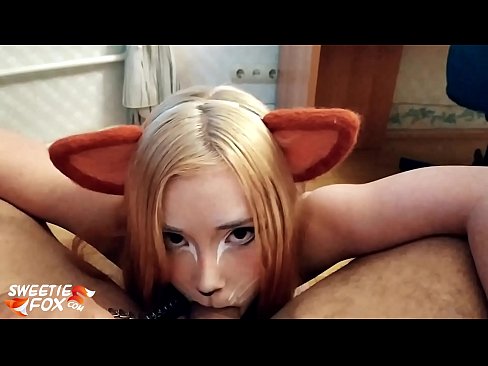 ❤️ Kitsune vale Dick ak kom nan bouch li ❤️ Videyo sèks nan nou ❌️